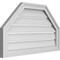 Ekena Millwork Octagonal Top Surface Mount PVC Gable Vent w/ 2"W x 1-1/2"P Brickmould Frame, 30"W x 18"H GVPOT30X1802SF - alternate 3
